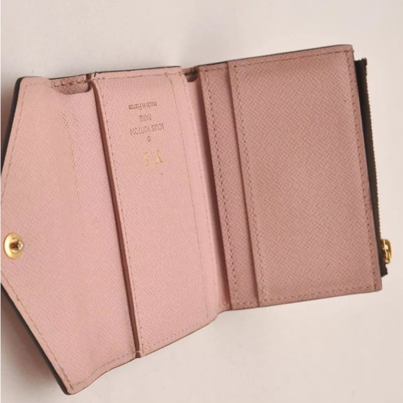 ❤️Louis Vuitton Monogram Portefeuille Zoe Brown and Pink Wallet RARE!!! - Picture 11 of 15